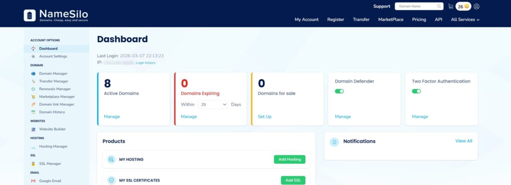 NameSilo 域名转移教程：如何把腾讯云或阿里云域名迁移到 NameSilo统一管理（完整步骤）